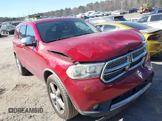 2011 Dodge Durango Citadel with VIN 1D4SE5GT1BC695584, listed as a IAAI auction lot 41681303 with 234,918 mi miles. Bid and sale history available at carsss.com. Image 1.