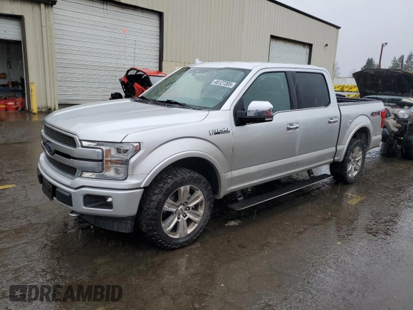 2019 Ford F-150 XL with VIN 1FTEW1E4XKFB47609, listed as a Copart auction lot 46127305 with 134,232 mi miles and Salvage Title. Bid and sale history available at carsss.com. Image 1.