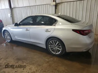 2020 Infiniti Q50 Luxe z VIN JN1EV7AP9LM202945, wystawiony jako Copart lot #54520065 z przebiegiem 87 689 mil mil oraz Szkoda całkowita • Salvage title. Historia ofert i sprzedaży dostępna na DreamBid. Obrazek 2.