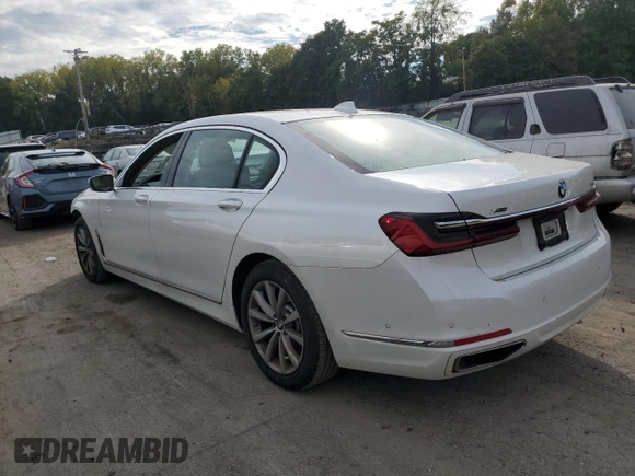 2021 BMW 7 Series 740i xDrive с VIN WBA7T4C00MCG02720, выставлен на аукционе Copart как лот 72033844 с пробегом 29 767 миль миль и Списание • Salvage title. История ставок и продаж доступна на DreamBid. Изображение 2.
