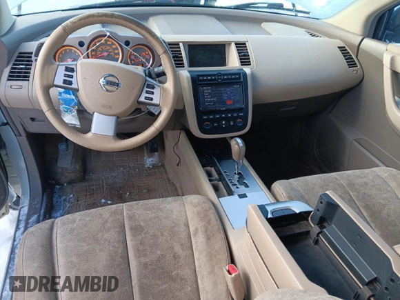 2006 Nissan Murano S with VIN JN8AZ08T26W425013, listed as a Copart auction lot 46355165 with 170,251 mi miles and Salvage Title. Bid and sale history available at carsss.com. Image 8.
