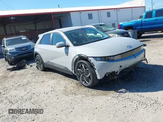 2023 Hyundai Ioniq 5 SE with VIN KM8KMDAF3PU215720, listed as a IAAI auction lot 41634633 with 12,007 mi miles and . Bid and sale history available at DreamBid. Image 1.