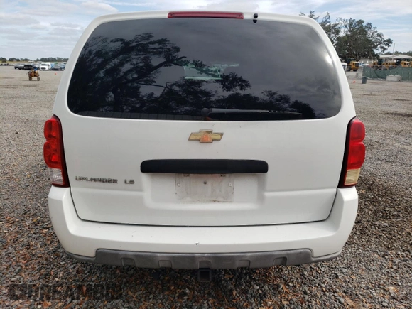 2008 Chevrolet Uplander LS with VIN 1GNDV23108D128611, listed as a Copart auction lot 81513244 with 0 mi miles and Salvage Title. Bid and sale history available at carsss.com. Image 6.