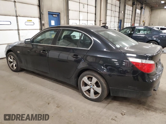 2007 BMW 5 Series 530xi with VIN WBANF73537CU22743, listed as a Copart auction lot 51492785 with 169,366 mi miles and Non Repairable. Bid and sale history available at carsss.com. Image 2.