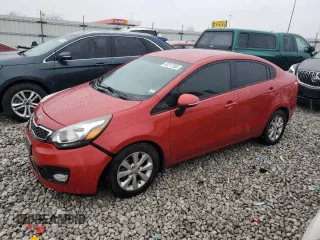 2015 Kia Rio EX with VIN KNADN4A34F6448442, listed as a Copart auction lot 43217555 with 111,082 mi miles and Salvage Title. Bid and sale history available at carsss.com. Image 1.