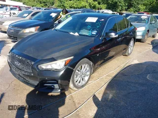 2015 Infiniti Q50 with VIN JN1BV7AP6FM335668, listed as a IAAI auction lot 42201480 with 234,970 mi miles and . Bid and sale history available at DreamBid. Image 2.