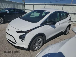 2023 Chevrolet Bolt EV 1LT with VIN 1G1FW6S01P4168332, listed as a Copart auction lot 48665265 with 18,642 mi miles and Salvage title. Bid and sale history available at DreamBid. Image 1.