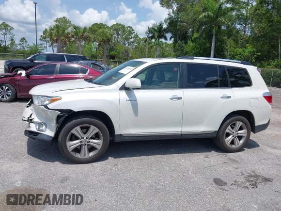 2013 Toyota Highlander Limited with VIN 5TDDK3EH2DS217645, listed as a IAAI auction lot 42370991 with 90,054 mi miles and . Bid and sale history available at DreamBid. Image 14.