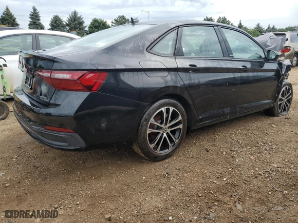 2023 Volkswagen Jetta Sport with VIN 3VWBM7BU5PM041511, listed as a Copart auction lot 64606214 with 3,173 mi miles and Salvage Title. Bid and sale history available at carsss.com. Image 3.