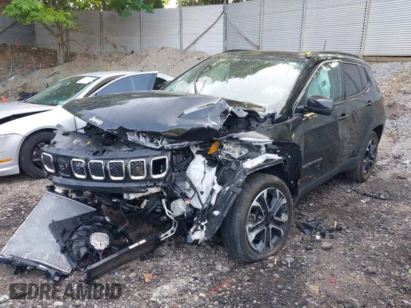 2023 Jeep Compass (RED) Edition with VIN 3C4NJDCN9PT563045, listed as a IAAI auction lot 42424341 with 27,169 mi miles and . Bid and sale history available at DreamBid. Image 2.