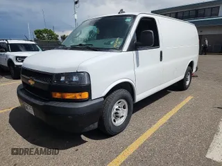 2021 Chevrolet Express Cargo with VIN 1GCWGAFP2M1303233, listed as a IAAI auction lot 42731173 with 57,034 mi miles and . Bid and sale history available at DreamBid. Image 4.