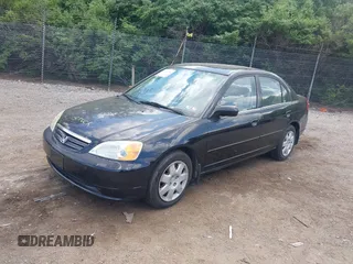 2001 Honda Civic EX with VIN 1HGES26711L062072, listed as a IAAI auction lot 42187917 with 178,846 mi miles. Bid and sale history available at carsss.com. Image 2.