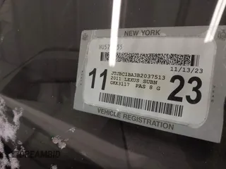 2011 Lexus RX 450h with VIN JTJBC1BA3B2037513, listed as a IAAI auction lot 41375808 with 224,604 mi miles and . Bid and sale history available at DreamBid. Image 9.