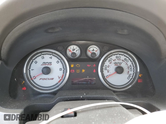 2008 Ford Focus SE with VIN 1FAHP33N48W274341, listed as a Copart auction lot 50343195 with 295,386 mi miles and Salvage Title. Bid and sale history available at carsss.com. Image 9.