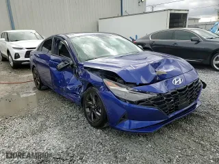 2021 Hyundai Elantra SEL with VIN 5NPLS4AG9MH029502, listed as a Copart auction lot 46278525 with 27,969 mi miles and Non Repairable. Bid and sale history available at carsss.com. Image 13.