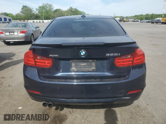 2013 BMW 3 Series 328i xDrive with VIN WBA3B5C52DJ599198, listed as a Copart auction lot 56463365 with 98,808 mi miles and Salvage title. Bid and sale history available at DreamBid. Image 6.