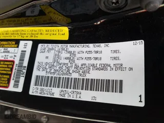 2016 Toyota Tundra 2WD Truck SR with VIN 5TFRM5F16GX099935, listed as a Copart auction lot 33724831 with 98,291 mi miles and Salvage Title. Bid and sale history available at carsss.com. Image 10.
