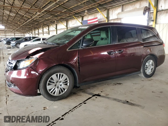 2014 Honda Odyssey LX с VIN 5FNRL5H23EB065144, выставлен на аукционе Copart как лот 59421445 с пробегом 78 702 миль миль и Списание • Salvage title. История ставок и продаж доступна на DreamBid. Изображение 1.