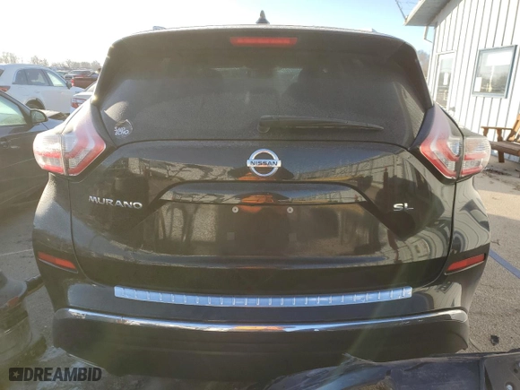 2017 Nissan Murano SV with VIN 5N1AZ2MG6HN167468, listed as a Copart auction lot 88725645 with 86,411 mi miles and Salvage Title. Bid and sale history available at carsss.com. Image 6.