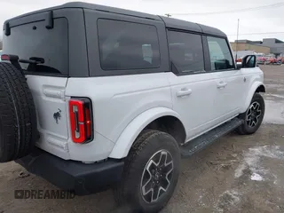 2023 Ford Bronco with VIN 1FMDE5DH4PLB80894, listed as a IAAI auction lot 41240044 with 16,435 mi miles. Bid and sale history available at carsss.com. Image 4.