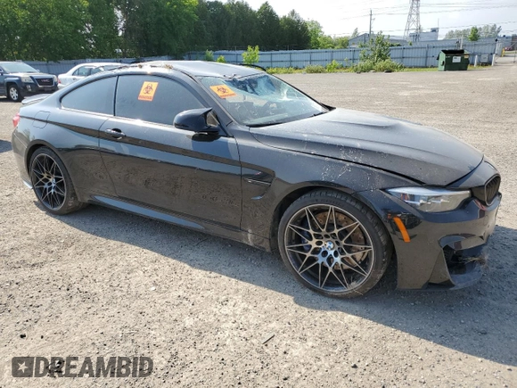 2019 BMW M4 with VIN WBS4Y9C57KAH82926, listed as a Copart auction lot 54907434 with 65,253 mi miles and Non Repairable. Bid and sale history available at carsss.com. Image 4.