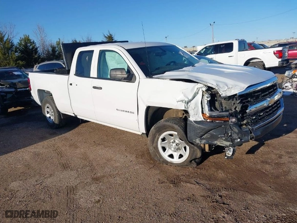 2019 Chevrolet Silverado 1500 LD Work Truck with VIN 2GCRCNEC6K1223701, listed as a IAAI auction lot 41625959 with 94,621 mi miles. Bid and sale history available at carsss.com. Image 1.