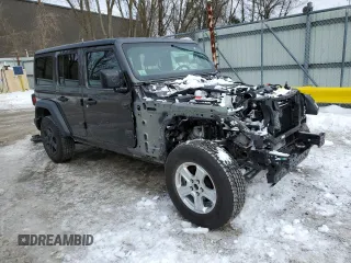 2018 Jeep Wrangler Unlimited Sport S z VIN 1C4HJXDG6JW302326, wystawiony jako Copart lot #44610725 z przebiegiem 74 081 mil mil oraz Szkoda całkowita • Salvage title. Historia ofert i sprzedaży dostępna na DreamBid. Obrazek 4.