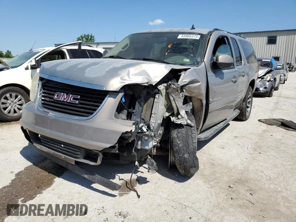 2007 GMC Yukon XL SLE z VIN 1GKFK16367J259001, wystawiony jako Copart lot #55866375 z przebiegiem Nie podano mil oraz Szkoda całkowita • Salvage title. Historia ofert i sprzedaży dostępna na DreamBid. Obrazek 1.