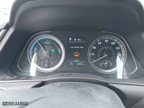 2022 Hyundai Sonata Hybrid SEL with VIN KMHL34JJ8NA051620, listed as a IAAI auction lot 41656627 with 42,253 mi miles. Bid and sale history available at carsss.com. Image 7.