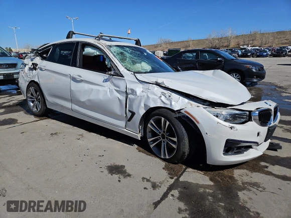2015 BMW 3 Series GT 328i Gran Turismo xDrive with VIN WBA3X5C50FD560628, listed as a Copart auction lot 52111655 with Not Provided miles and Salvage Title. Bid and sale history available at DreamBid. Image 4.