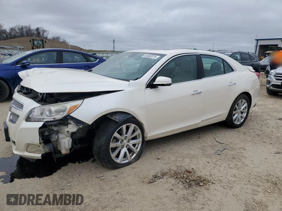 2013 Chevrolet Malibu LTZ with VIN 1G11H5SA0DF144241, listed as a Copart auction lot 54362015 with 146,445 mi miles and Non Repairable. Bid and sale history available at DreamBid. Image 1.