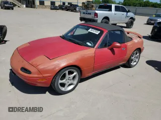 1991 Mazda MX-5 Miata Special Edition z VIN JM1NA351XM1241148, wystawiony jako Copart lot #54092555 z przebiegiem 179 095 mil mil oraz Czysty tytuł • Clean title. Historia ofert i sprzedaży dostępna na DreamBid. Obrazek 1.