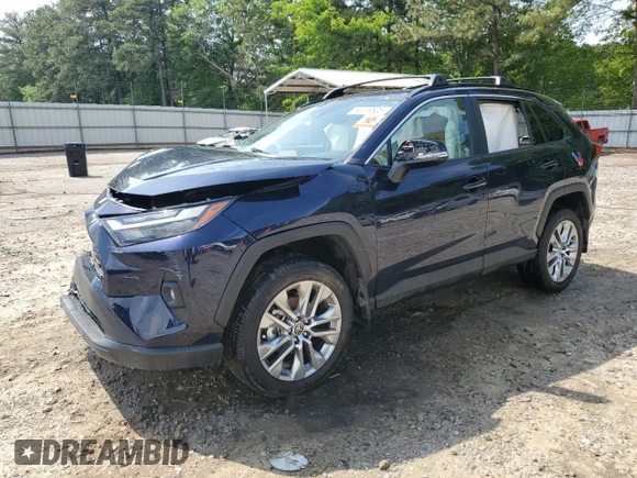 2025 Toyota RAV4 XLE Premium with VIN 2T3C1RFV6SW367064, listed as a Copart auction lot 54419605 with 5,916 mi miles and Salvage title. Bid and sale history available at DreamBid. Image 1.