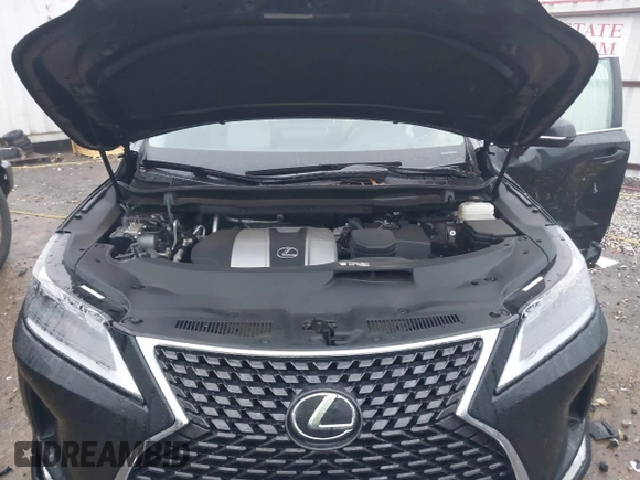 2022 Lexus RX with VIN 2T2HZMDA8NC314667, listed as a IAAI auction lot 41186876 with 30,493 mi miles. Bid and sale history available at carsss.com. Image 10.