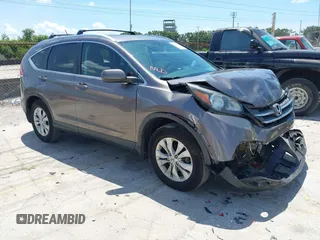 2012 Honda CR-V EX-L with VIN 5J6RM4H77CL050363, listed as a IAAI auction lot 42491154 with 170,155 mi miles and . Bid and sale history available at DreamBid. Image 1.