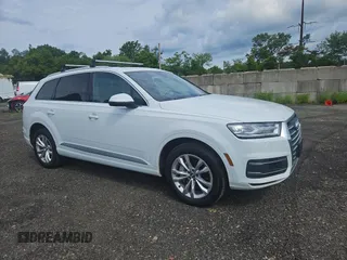 2018 Audi Q7 Premium with VIN WA1AHAF73JD035594, listed as a Copart auction lot 65699185 with 50,068 mi miles and Clean title. Bid and sale history available at DreamBid. Image 1.