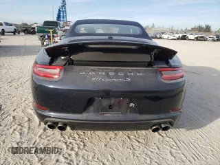 2017 Porsche 911 Carrera S with VIN WP0CB2A96HS154969, listed as a Copart auction lot 41140404 with 24,559 mi miles. Bid and sale history available at carsss.com. Image 6.