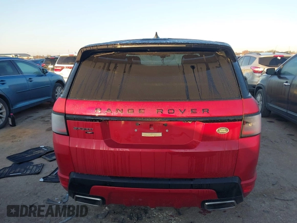 2021 Land Rover Range Rover Sport HST with VIN SALWS2RU3MA749552, listed as a IAAI auction lot 41119636 with 34,566 mi miles. Bid and sale history available at carsss.com. Image 16.