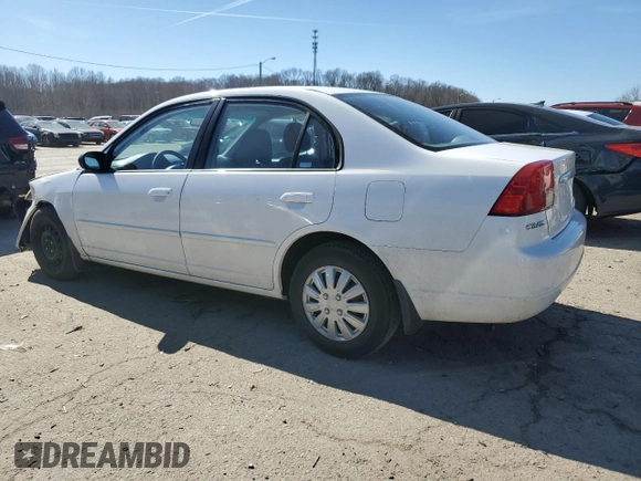 2003 Honda Civic LX with VIN 1HGES16503L020391, listed as a Copart auction lot 47292505 with 127,120 mi miles and Salvage Title. Bid and sale history available at carsss.com. Image 2.