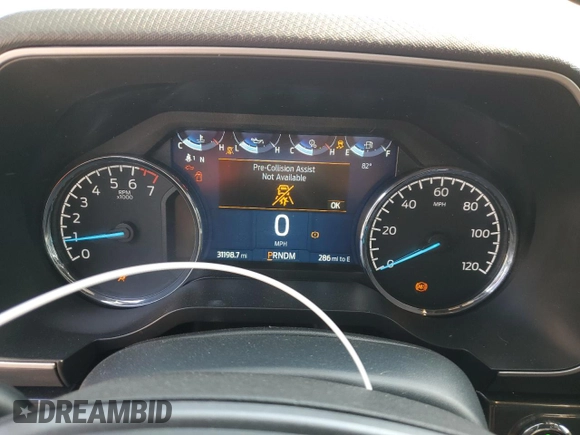 2023 Ford F-150 XL with VIN 1FTFW1E81PFA70563, listed as a Copart auction lot 60440685 with 31,198 mi miles and Salvage title. Bid and sale history available at DreamBid. Image 9.