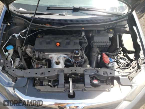 2012 Honda Civic EX-L with VIN 2HGFB2F98CH565717, listed as a Copart auction lot 56014695 with 159,440 mi miles and Salvage Title. Bid and sale history available at DreamBid. Image 11.