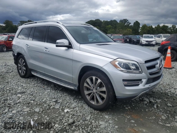 2016 Mercedes-Benz GL with VIN 4JGDF6EE8GA627407, listed as a Copart auction lot 73913644 with 104,366 mi miles and Salvage Title. Bid and sale history available at carsss.com. Image 4.