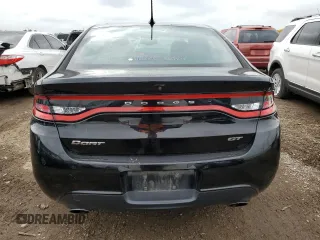 2014 Dodge Dart GT with VIN 1C3CDFEB2ED914446, listed as a Copart auction lot 58241365 with 62,688 mi miles and Salvage title. Bid and sale history available at DreamBid. Image 6.