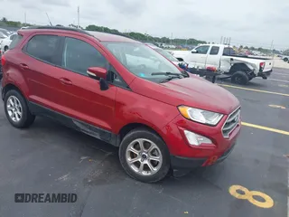 2021 Ford EcoSport SE z VIN MAJ3S2GE5MC440942, wystawiony jako IAAI lot #42407591 z przebiegiem 21 945 mil mil oraz . Historia ofert i sprzedaży dostępna na DreamBid. Obrazek 1.