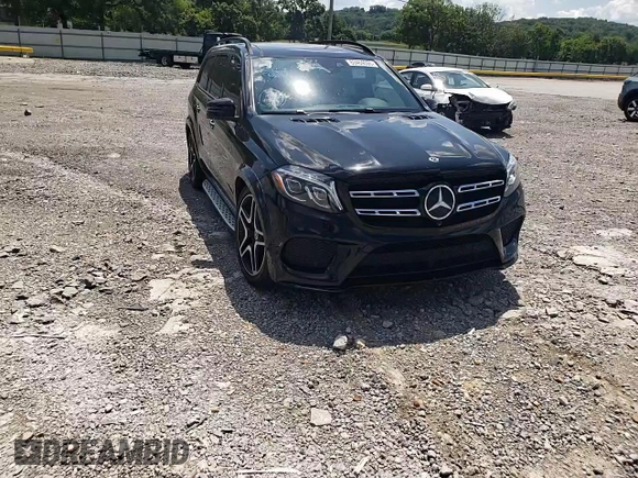 2017 Mercedes-Benz GLS 550 with VIN 4JGDF7DE2HA957424, listed as a Copart auction lot 63464655 with 97,616 mi miles and Salvage title. Bid and sale history available at DreamBid. Image 14.