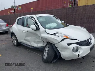 2013 Nissan Juke SL with VIN JN8AF5MR6DT203198, listed as a IAAI auction lot 42444300 with 106,486 mi miles and . Bid and sale history available at DreamBid. Image 1.