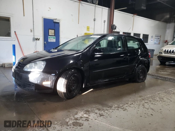 2009 Volkswagen Rabbit S with VIN WVWAA71K69W001495, listed as a Copart auction lot 86813914 with 147,398 mi miles and Salvage title. Bid and sale history available at DreamBid. Image 1.