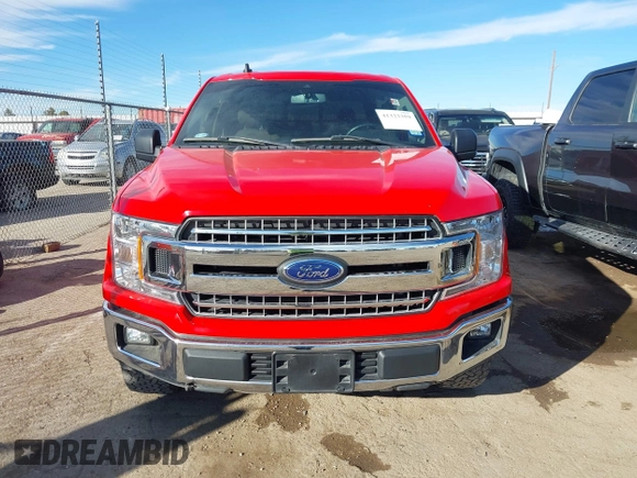 2020 Ford F-150 XL with VIN 1FTEW1C50LKD38606, listed as a IAAI auction lot 41323359 with 57,295 mi miles. Bid and sale history available at carsss.com. Image 12.