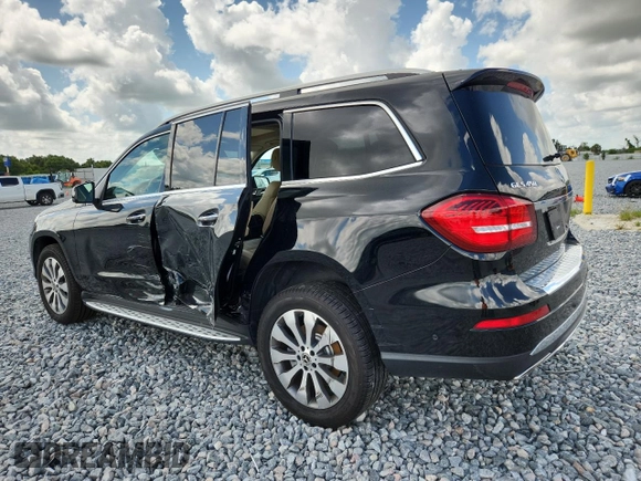2019 Mercedes-Benz GLS 450 с VIN 4JGDF6EE6KB207356, выставлен на аукционе Copart как лот 59168525 с пробегом 63 301 миль миль и Списание • Salvage title. История ставок и продаж доступна на DreamBid. Изображение 2.