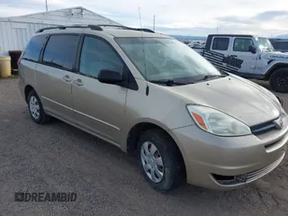 2004 Toyota Sienna CE with VIN 5TDZA23CX4S154031, listed as a IAAI auction lot 41778690 with 262,931 mi miles. Bid and sale history available at carsss.com. Image 1.